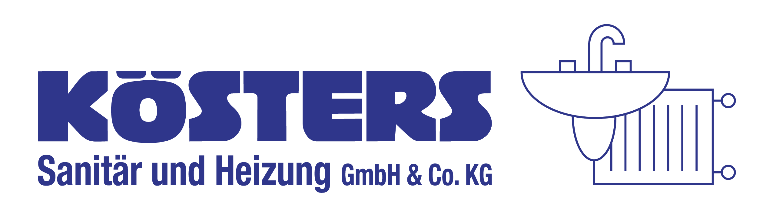 Logo_Kösters_waagrecht Logo der Kösters Sanitär und Heizung GmbH & Co. KG aus Mülheim an der Ruhr freigestellt.